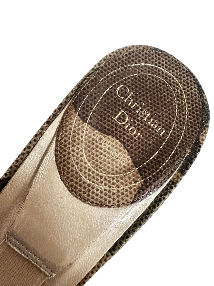 DIOR S/S 2001 CAMO MULE EU38