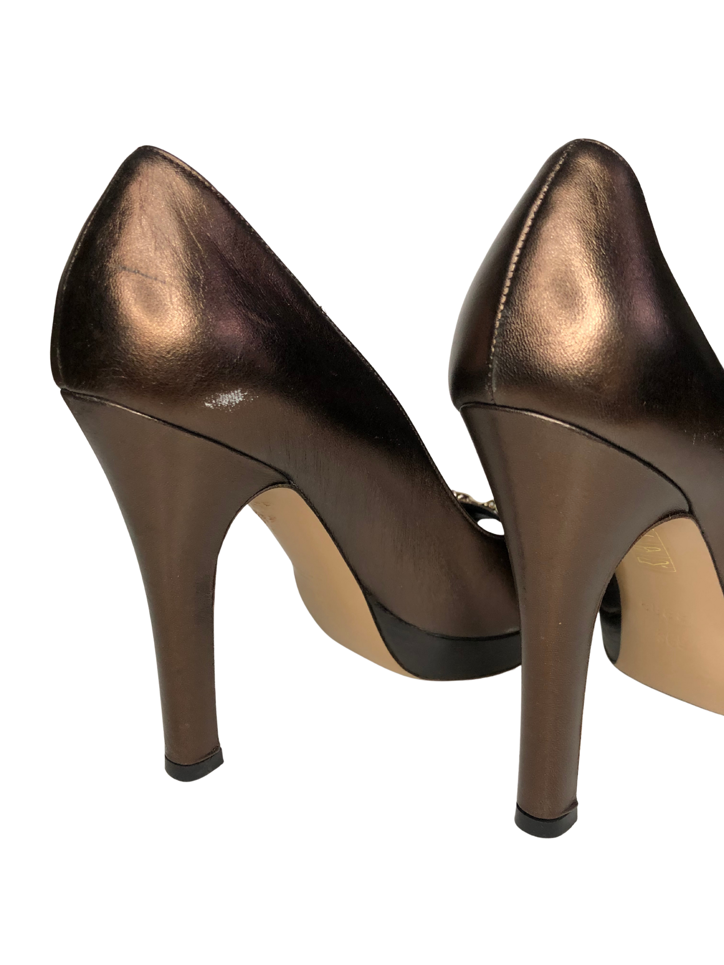 GUCCI HORSEBIT HEELS EU36