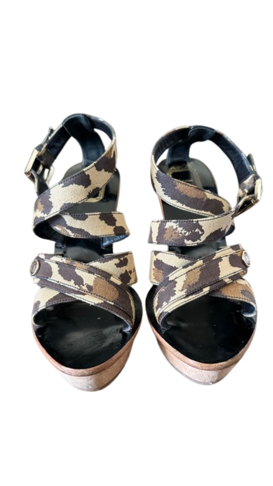 DIOR CAMO STRAPPY CLOG EU40.5