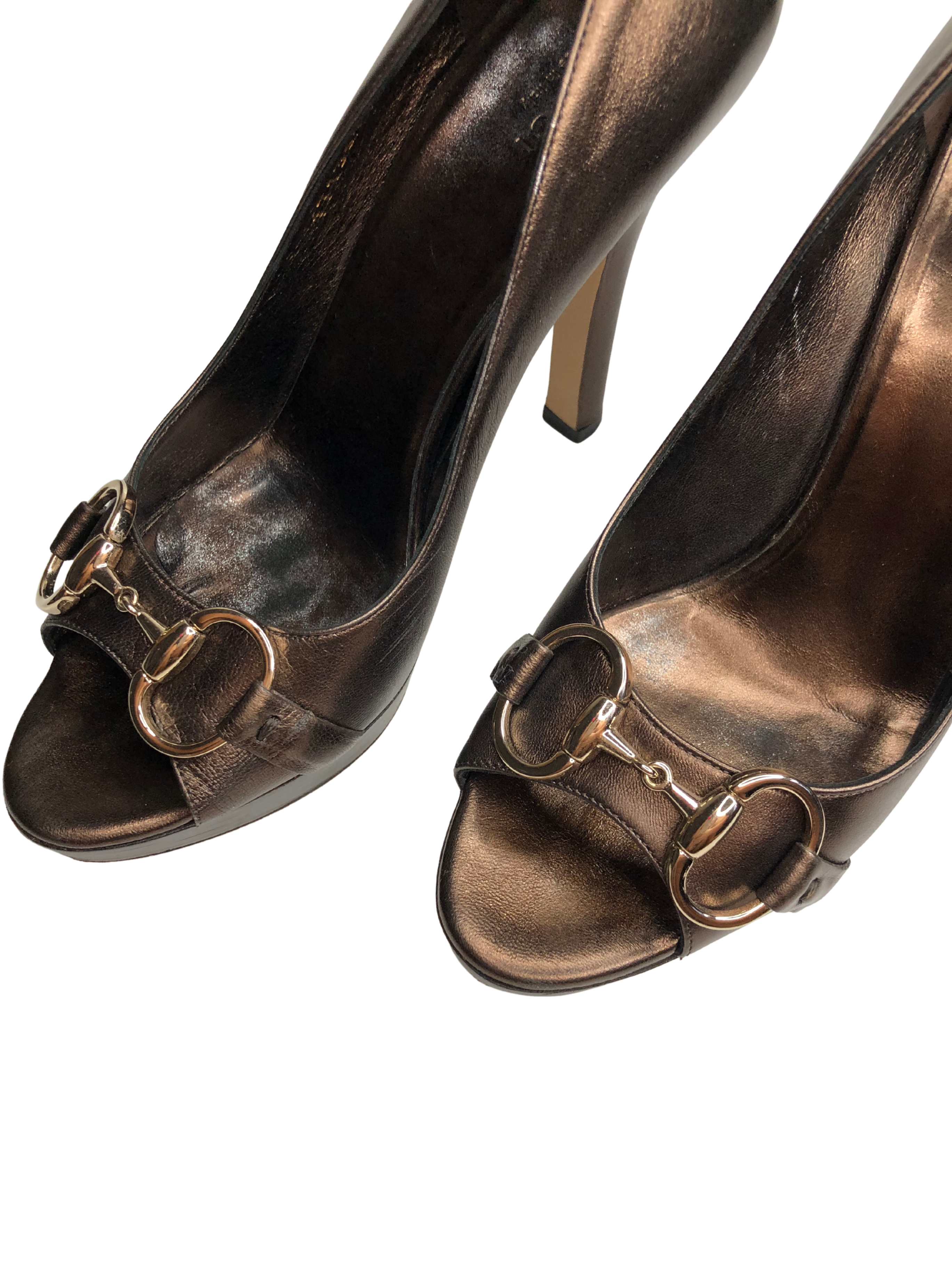 GUCCI HORSEBIT HEELS EU36