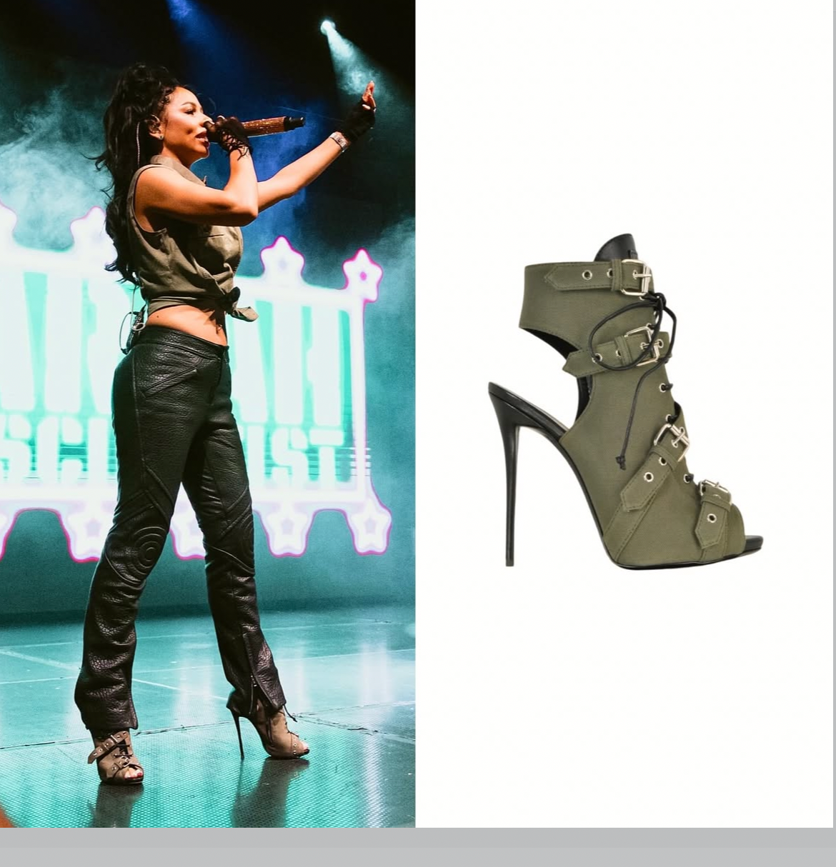 ZANOTTI ARMY KHAKI CANVAS BOOT EU38