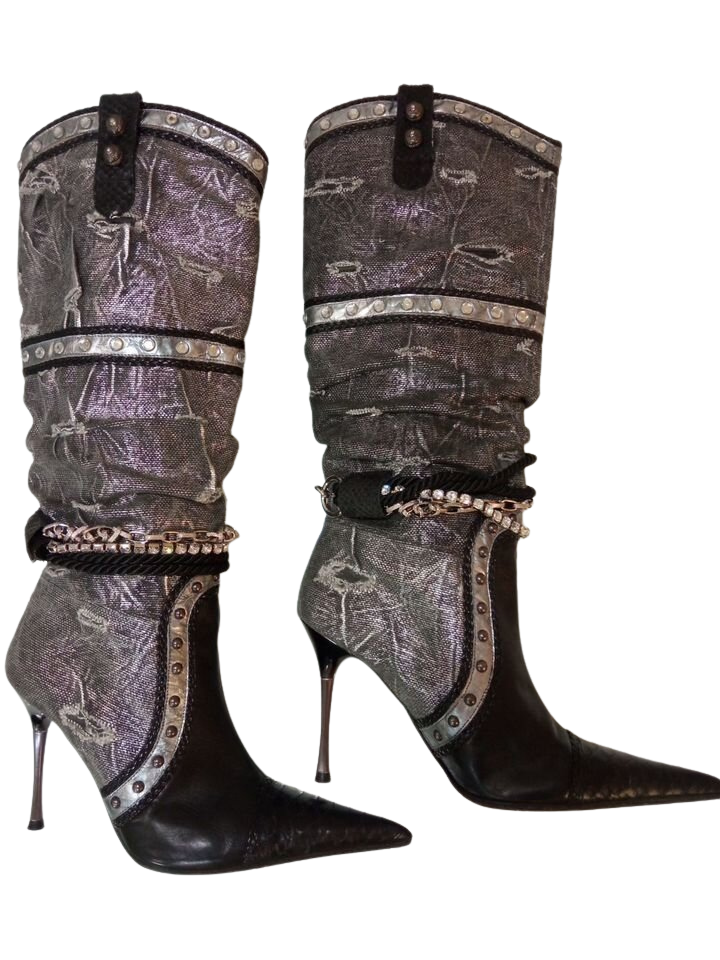 EL DANTES METALLIC BOOTS EU37