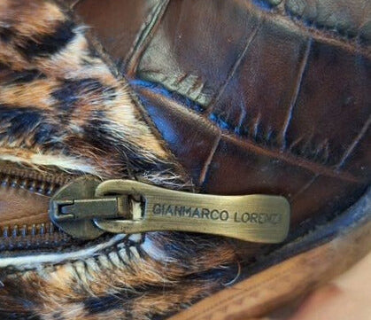 GIANMARCO LORENZI LEOPARD BOOTS EU38