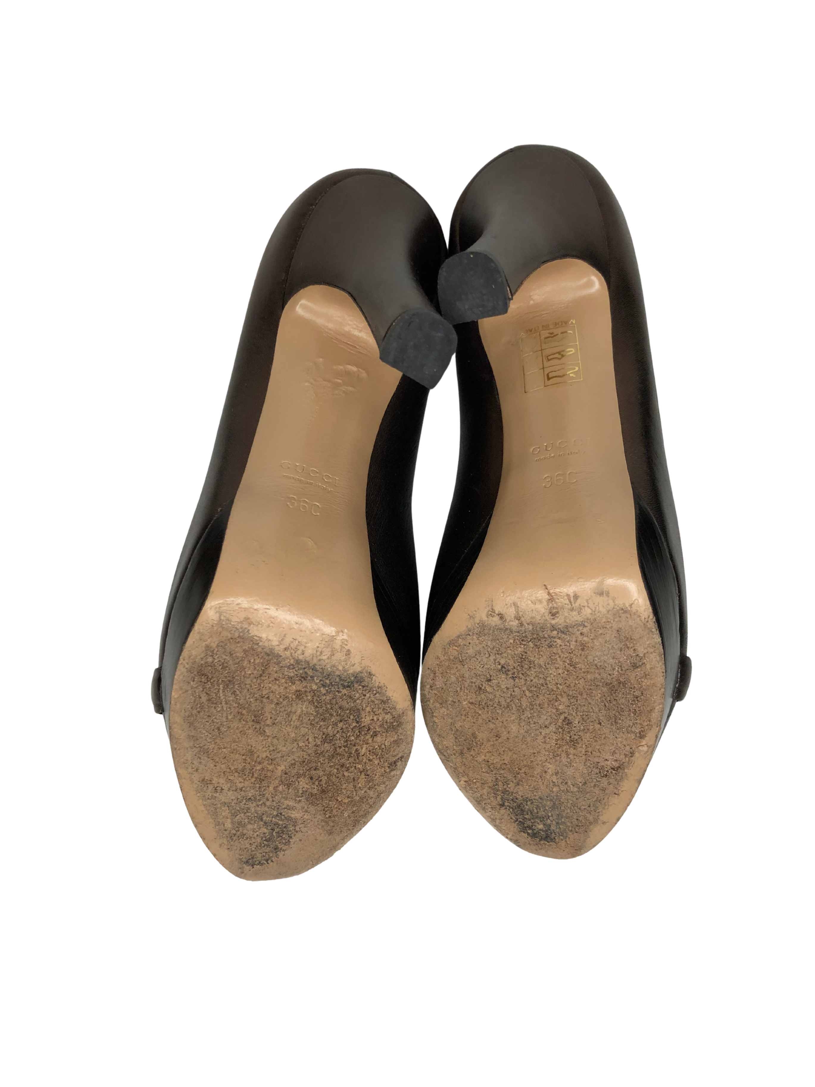 GUCCI HORSEBIT HEELS EU36