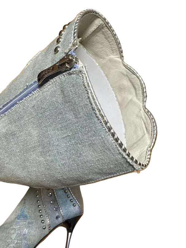 EL DANTES DENIM PEARL BOOTS EU37