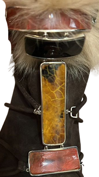 VICINI 2005 EMBELLISHED FUR BOOTS EU39 & EU37