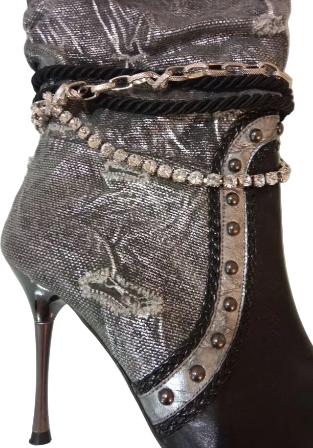 EL DANTES METALLIC BOOTS EU37