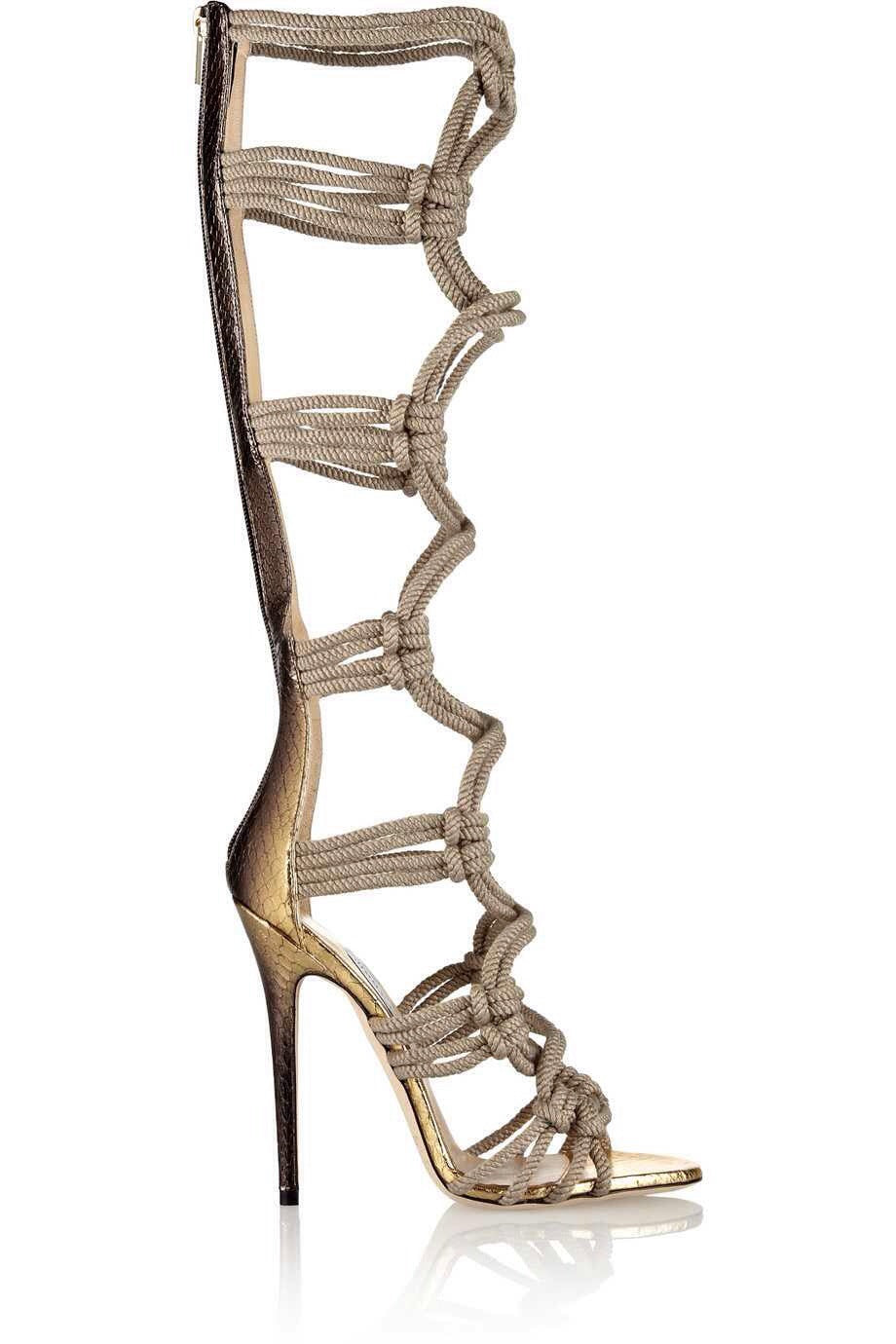JIMMY CHOO KEANE 2014 GLADIATOR SANDALS EU36
