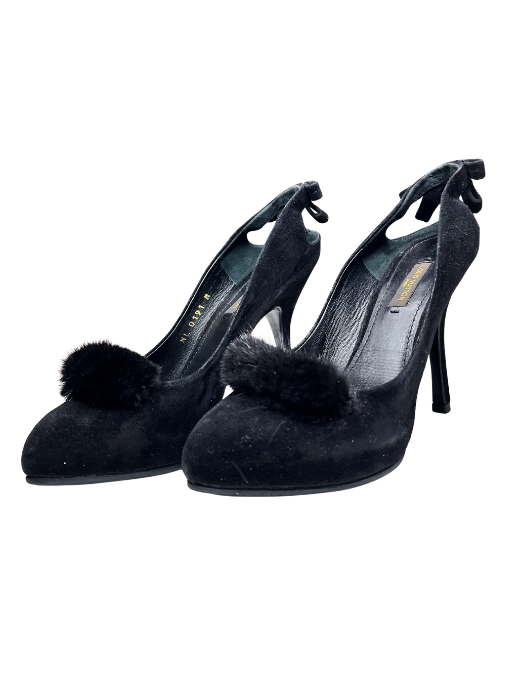 LOUIS VUITTON FUR PUMPS EU35.5