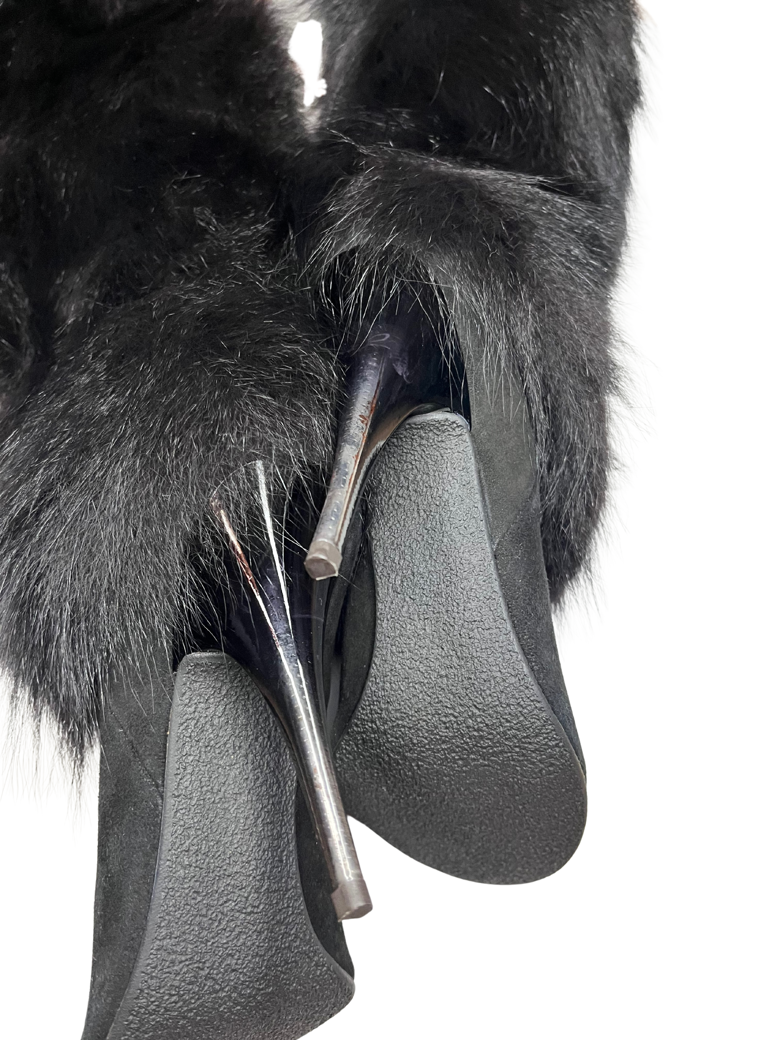 GIUSEPPE ZANOTTI FUR BOOTS EU35