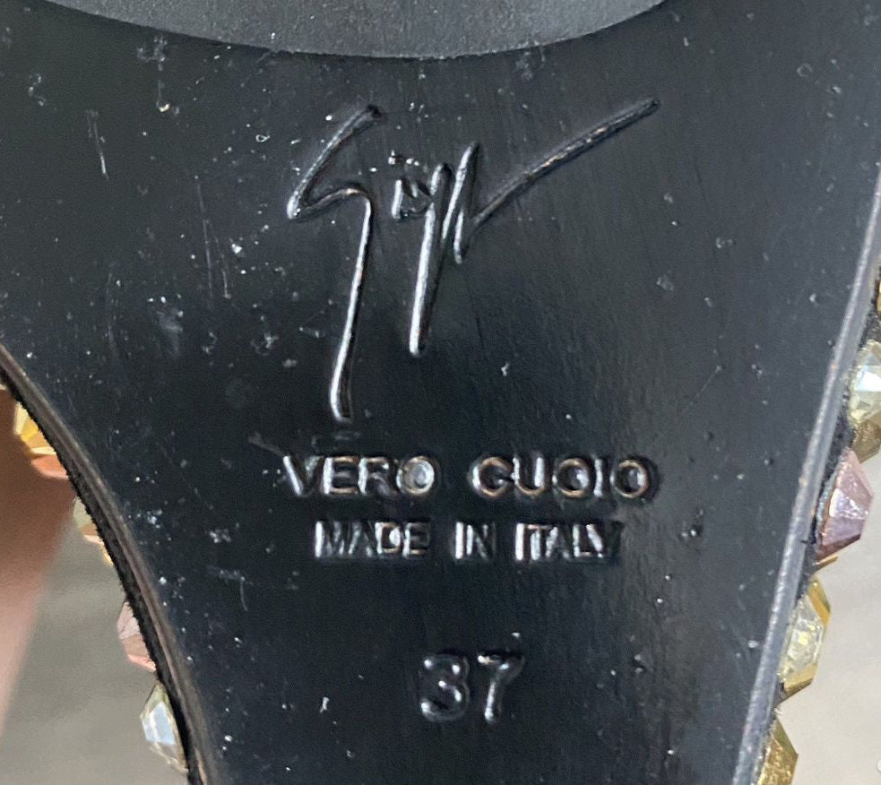 ZANOTTI GOLD SPIKE BOOTIES EU37