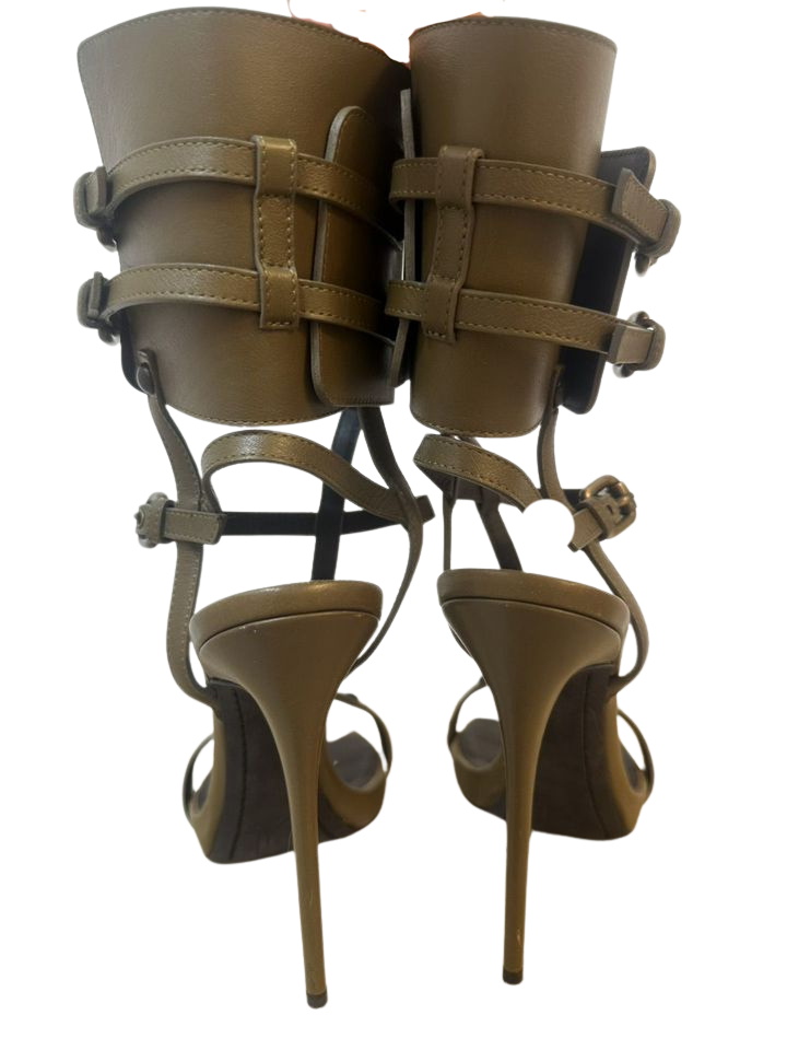 ZANOTTI KHAKI ANKLE GLADIATOR EU37