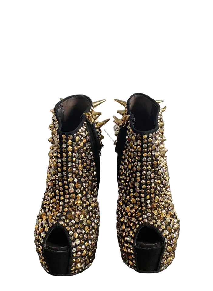 ZANOTTI GOLD SPIKE BOOTIES EU37