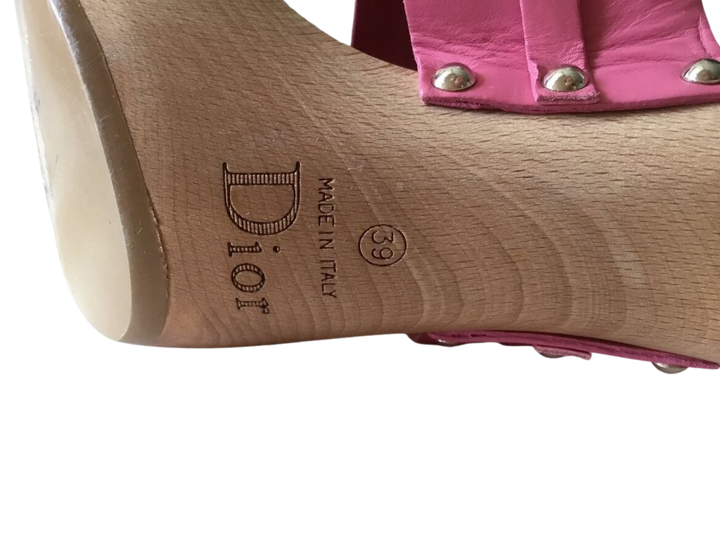 DIOR PINK CLOG EU39