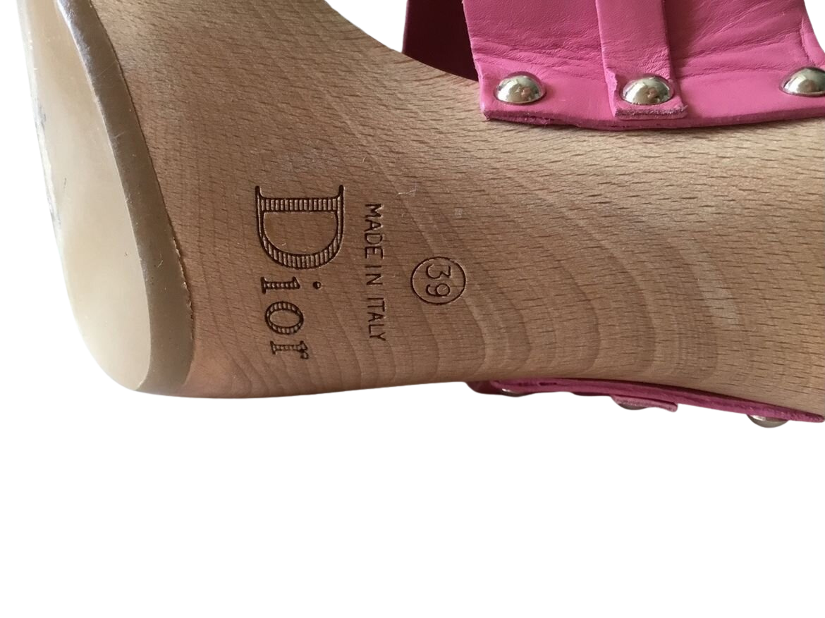 DIOR PINK CLOG EU39